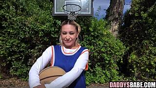 stepdad coaches stepdaughter basketball then pounds her tight pussy