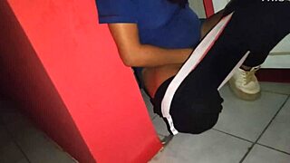 damn this mature latina whore flashes her vagina from warehouse in balaclava 😈🔥