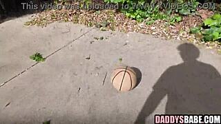 stepdad coaches stepdaughter basketball then pounds her tight pussy