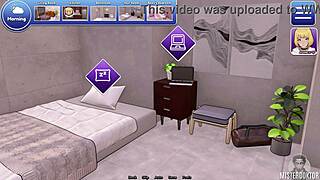 bunkered with femboy shemale in tight game pounding her ladyboy ass hard