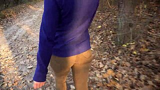 Pawg Milf Struts in Tight Jeans Teasing Ass Worship with Visible Panty Line