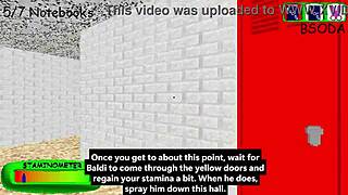 yo baldi's basics classic remastered, full playthrough in retro teacher game style 🎮👨‍🏫