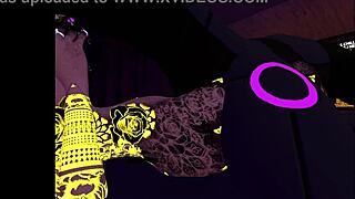 Synth and angel goddess share a cozy romantic night together