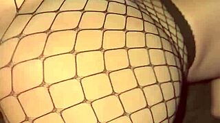 rough fishnet blonde gets pounded hard then huge facial blast 💦😈