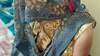 Suggestive bhabhi teases dever with new year anal creampie dreams