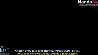 nandanua bends over for bbc stranger dogging on street while cuck husband watches her moan and cum