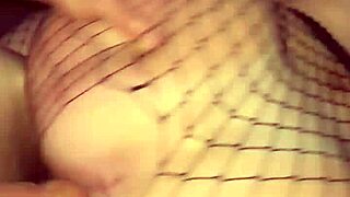 rough fishnet blonde gets pounded hard then huge facial blast 💦😈