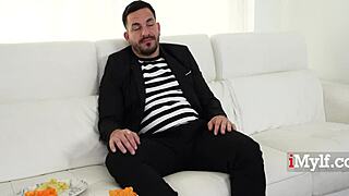 Jade Greene sluts out riding Peter Green's cock to save family rough cowgirl