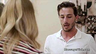 Horny Milf Teen Share Masseuse Cock In Wild 3some!