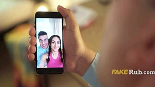 skinny nerd in glasses and pigtails groans loud bent over gettin pussy licked ridden hard