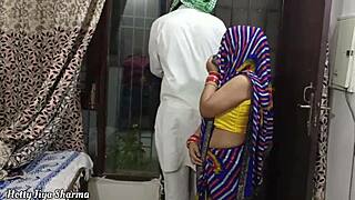 muslim stepdad in law rams his hindu stepdaughter while stepson watches their taboo threesome unfold