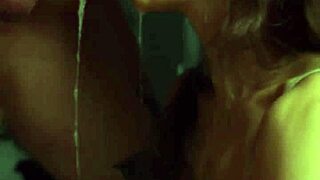 sloppy amateur lanreta's daily routine deepthroat face fucking gagging ends in homemade cum mouth