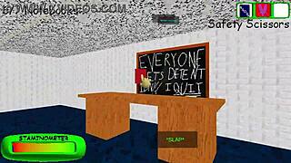 yo baldi's basics classic remastered, full playthrough in retro teacher game style 🎮👨‍🏫