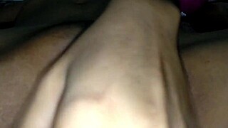 Busty blonde shoves anal plug deep in shaved pussy till she cums hard