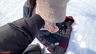 Asian Lululemon Fitness Girl Fucked Hard Outdoors in Leggings During Yoga