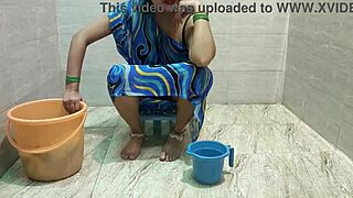 Stepmom Fucks Stepsons Cock Deep While Cleaning Clothes