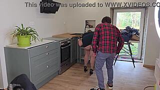 Step-Mom Visits Apartment For Bareback Milf Creampie Sex