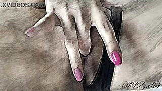 Erotic Animation Shows Pussy Rubbed In Color Stop Motion