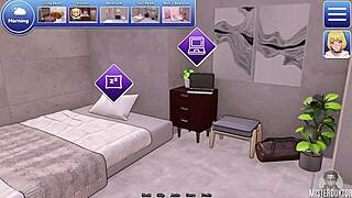 bunkered with femboy shemale in tight game pounding her ladyboy ass hard