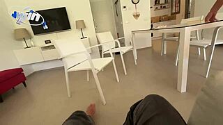 she cums hard from blowjob with anal plug in... then rides cock too 💦🍆