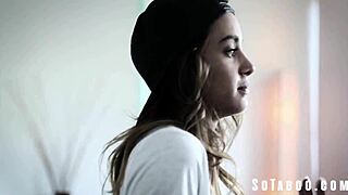 clueless dude pounds petite uma jade's tight pussy trying to turn her lesbian stepsis straight with monster cock