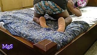 WOW! AMATEUR PORNSTAR LICKS JUICY PUSSY FIRST TIME BEHIND BEDROOM SCENES!