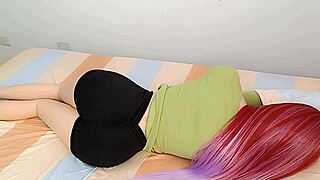 omg my volleyball stepdaughter's sexy thongs tease me poolside every morning 😍 she flirts hard in bed gym sports🔥