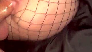 rough fishnet blonde gets pounded hard then huge facial blast 💦😈