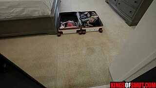 caught spying on busty milf neighbor now pounding her tits and pussy pov style