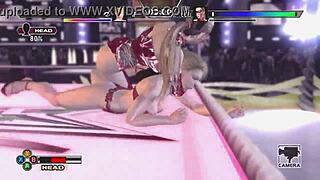 RUMBLE ROSES XX LADY X WRESTLES DOMINATES HUMILIATES MISS SPENCER!!