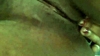 Stepmom Whore In Lingerie Massages Big Tits Fingers Tight Pussy