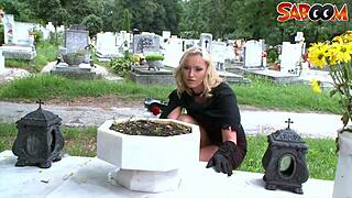 Hot widow bends for hardcore anal assfucking deepthroat blowjob and massive cumshot pounding