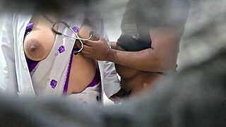 Indian doctor fingers and fucks patient's big natural tits and ass