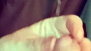 Solo amateur strokes small cock in homemade first-time masturbation session