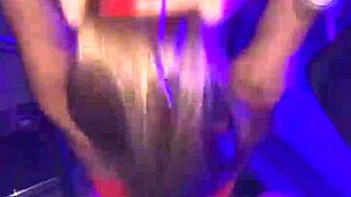 Suggestive Brazilian Novinha Safada Dances Funk with Nicks Rodrigues at Outdoor Public Baile Voyeur