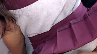 i sneak into stepsis dorm and pound her hairy pussy in school uniform