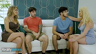 naughty milf spencer scoot sneaks diego perez's thick dick play behind mom's back 😈🍆