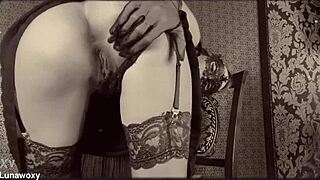 next door milf fingers her huge gaping hairy cunt wide