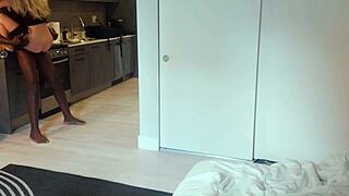 innocent blonde tempts with juicy ass leading to hot african creampie explosion