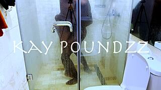 Brutal couple shower fuck with deepthroat and doggystyle
