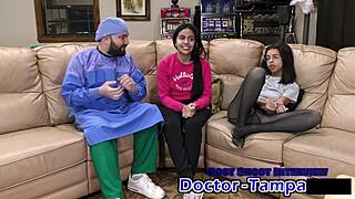 dr tampa gives alix avery the pre-employment anal physical