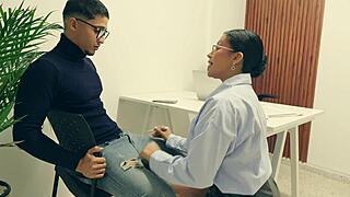 secretary, fuck my boss's son hard for that raise spanking my big latina ass!