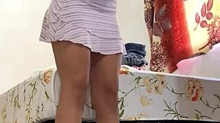 por favr dont tell my husband im such a horny nympho flashing my perfect latina body