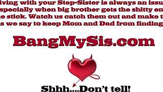 Pervert Stepbro Spies On Athena Faris Shower Then Fucks Her Hard