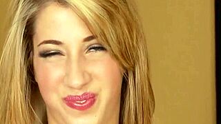 barely legal petite teen takes rough doggy blowjob pounding