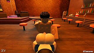 POV Monster Cock Slams Big Ass In Crowded Bar Fuck Frenzy!