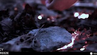 Valentina nappi's tight pussy freeze-fucked outdoors by native cock after hike