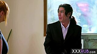 Redhead MILF Lauren Phillips Titty Fucks Best Client Hard