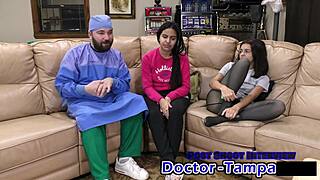 dr tampa gives alix avery the pre-employment anal physical