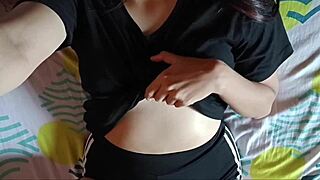 stepsister in pajamas gets fucked after boyfriend dumps her big ass homemade